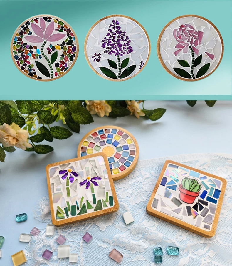 Posavasos niños bambú artesanal – Forma corazón - imagen 5