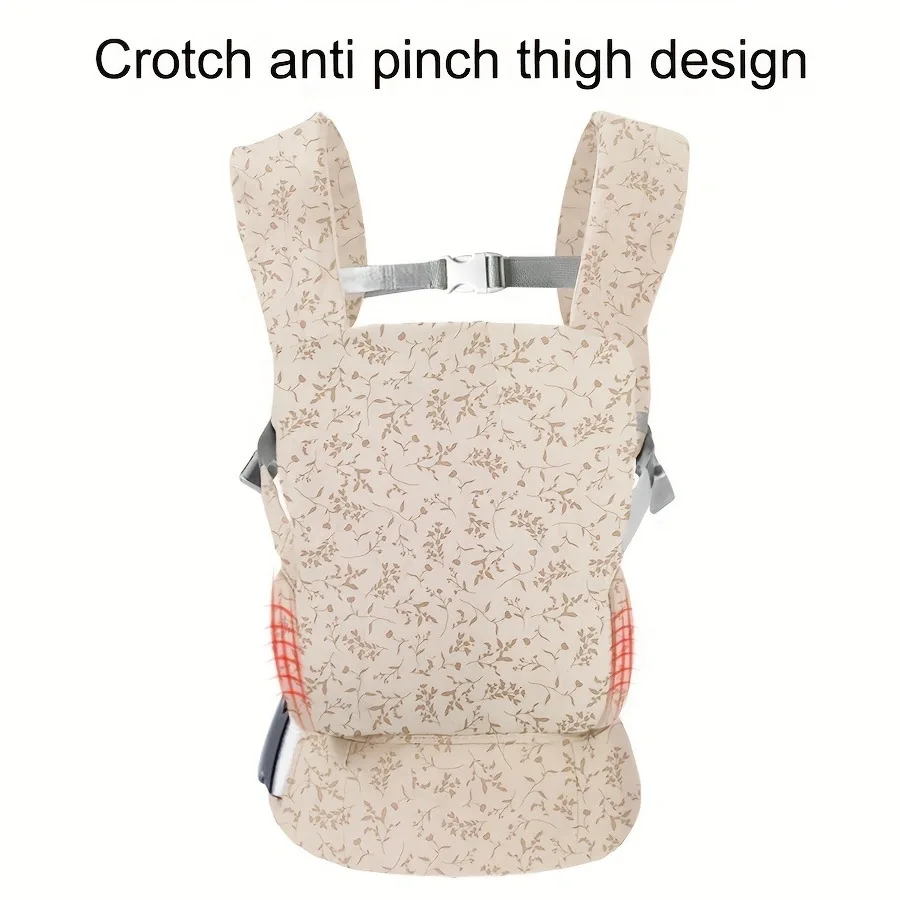 Portabebés mochila con asiento de cadera para recién nacidos - imagen 5