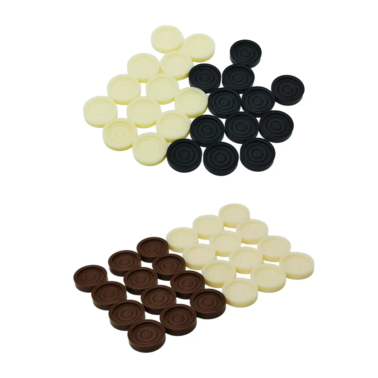 Piezas de backgammon universales apilables para juego en mesa - imagen 2