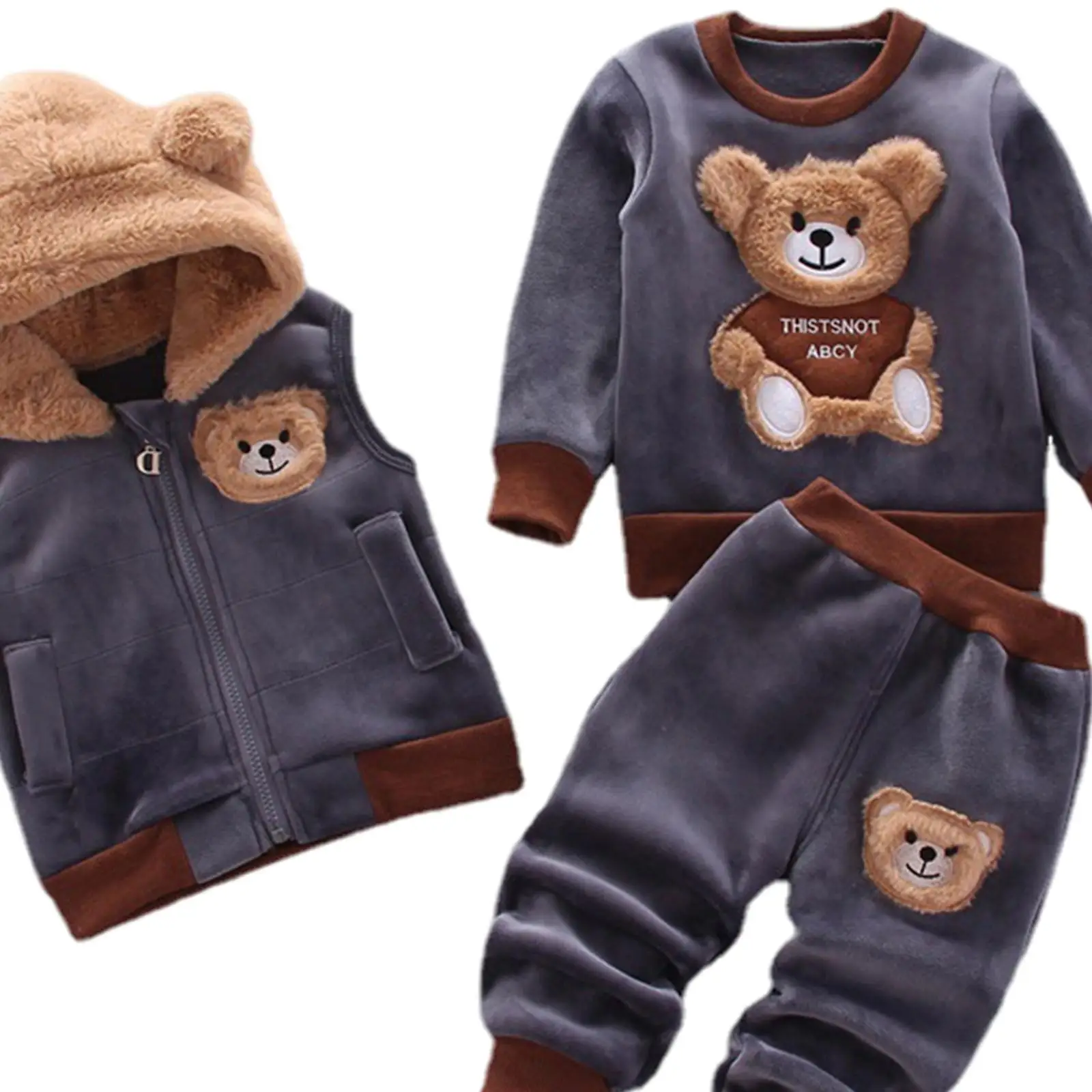 Conjunto infantil de invierno para fiestas y disfraces