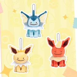 Peluche Pokémon Transformation Ditto de Leafeon, Glaceon y Sylveon