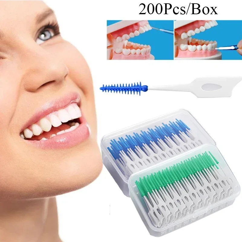 Cepillos interdentales para adultos con hilo dental y palillos - imagen 5