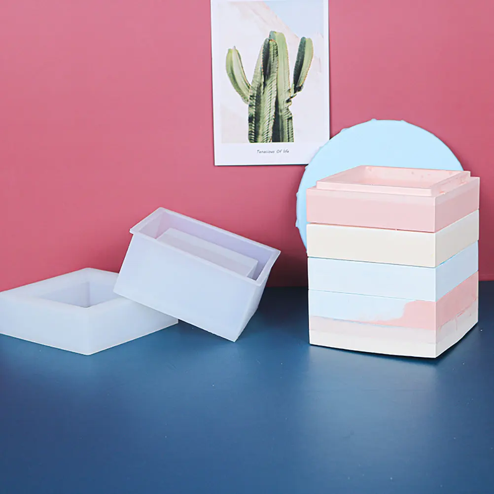 Molde de silicona transparente flexible para resina epoxi personalizados - imagen 4