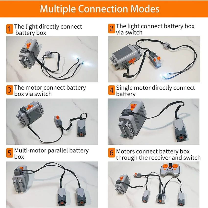 LEGO Technic Servomotor – Piezas técnicas para trenes RC - imagen 3
