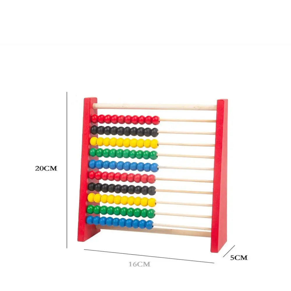 Ábaco de madera infantil para aprender matemáticas tempranas - imagen 4