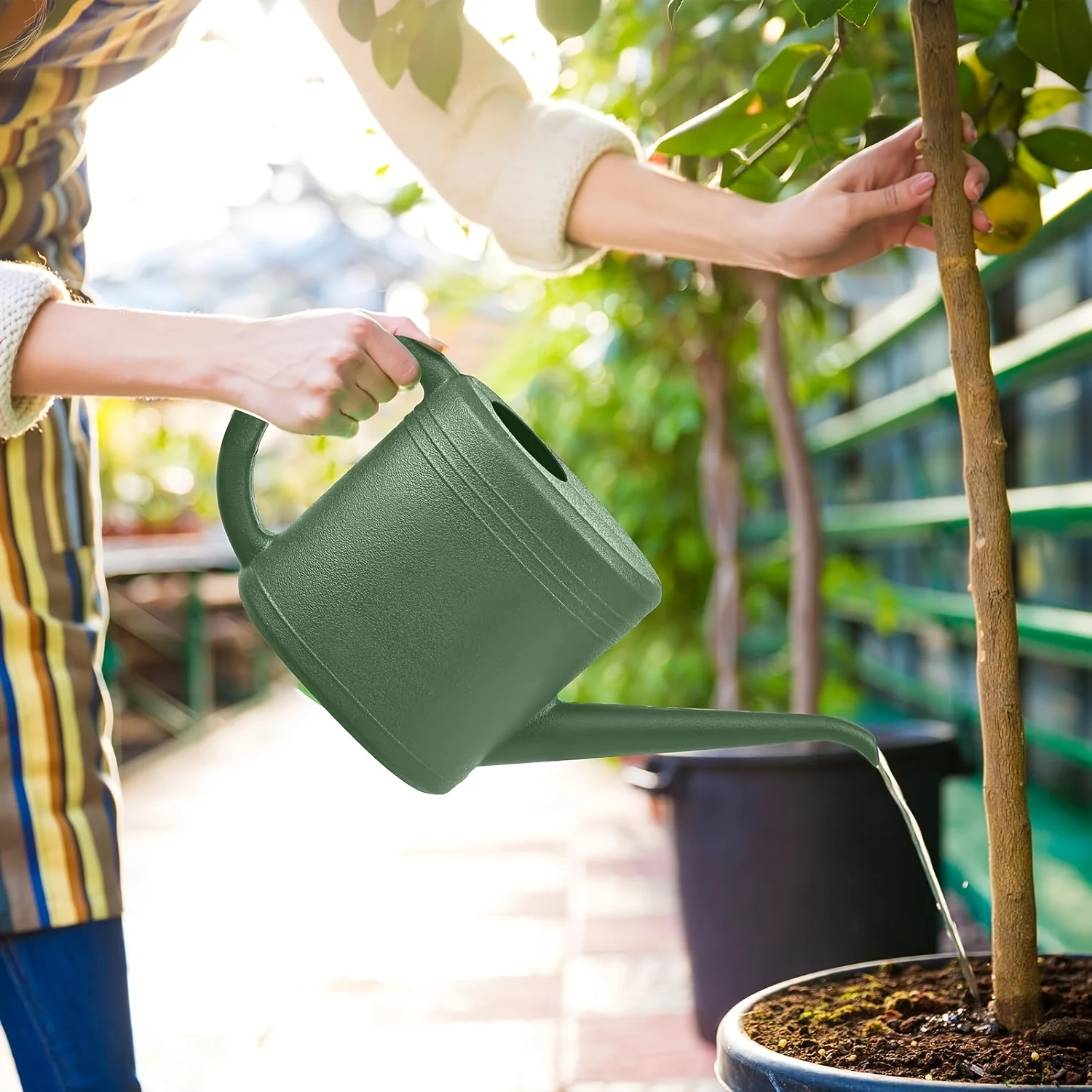 Estética rústica combinable con plantas y jardín