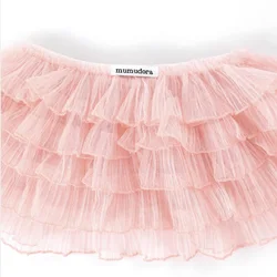 Enagua de tul por capas para niñas estilo princesa, falda midi