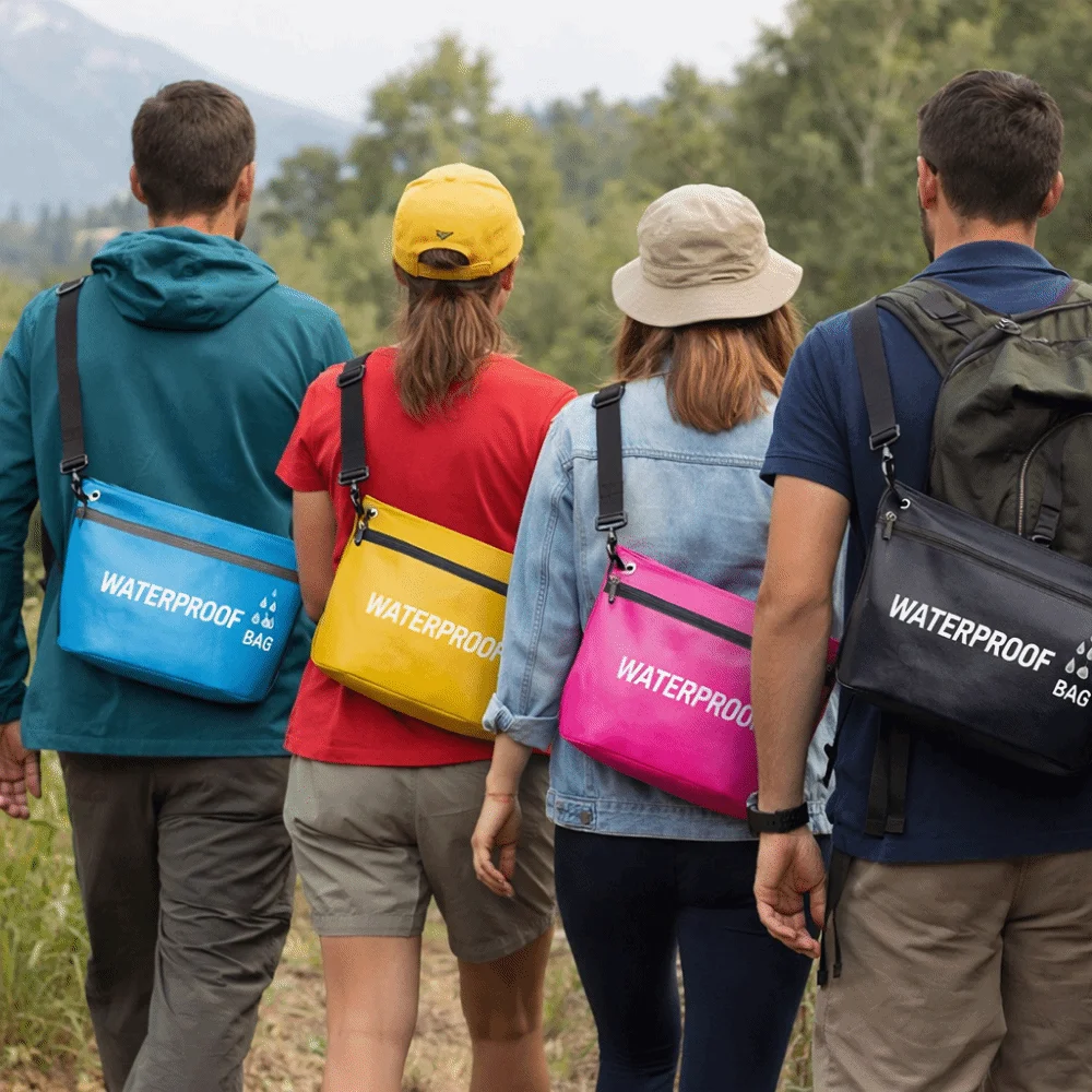 Bolsa impermeable gran capacidad con cremallera para viaje - imagen 5