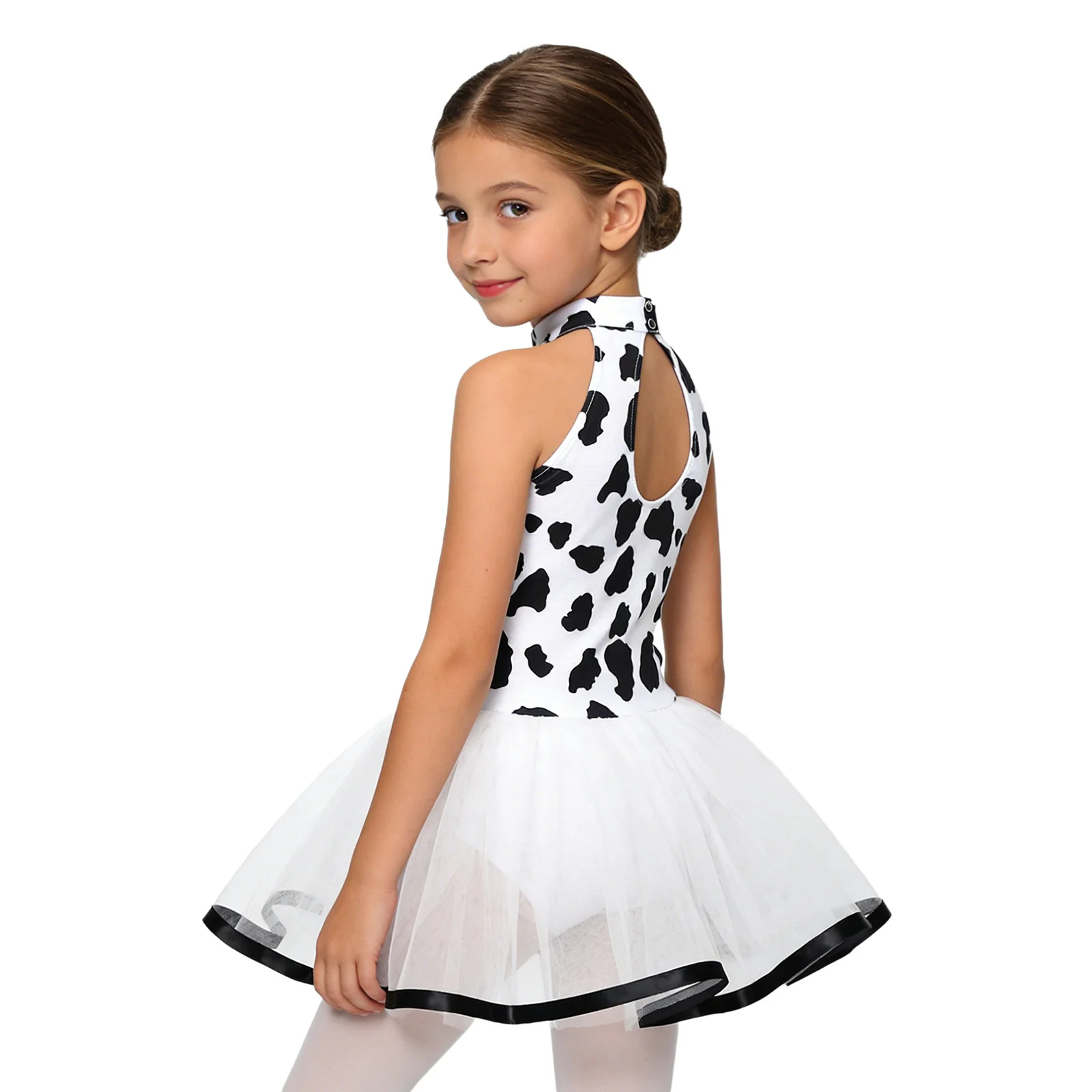 Vestido de ballet para niñas con lentejuelas sin mangas - imagen 5