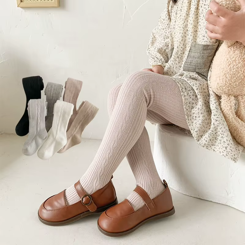 Medias de algodón para niñas suaves y elegantes para primavera - imagen 4