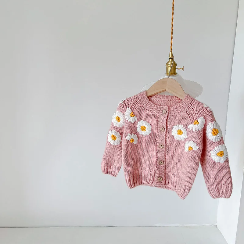 Cárdigan bordado de punto para bebé y niña Milangel - imagen 5