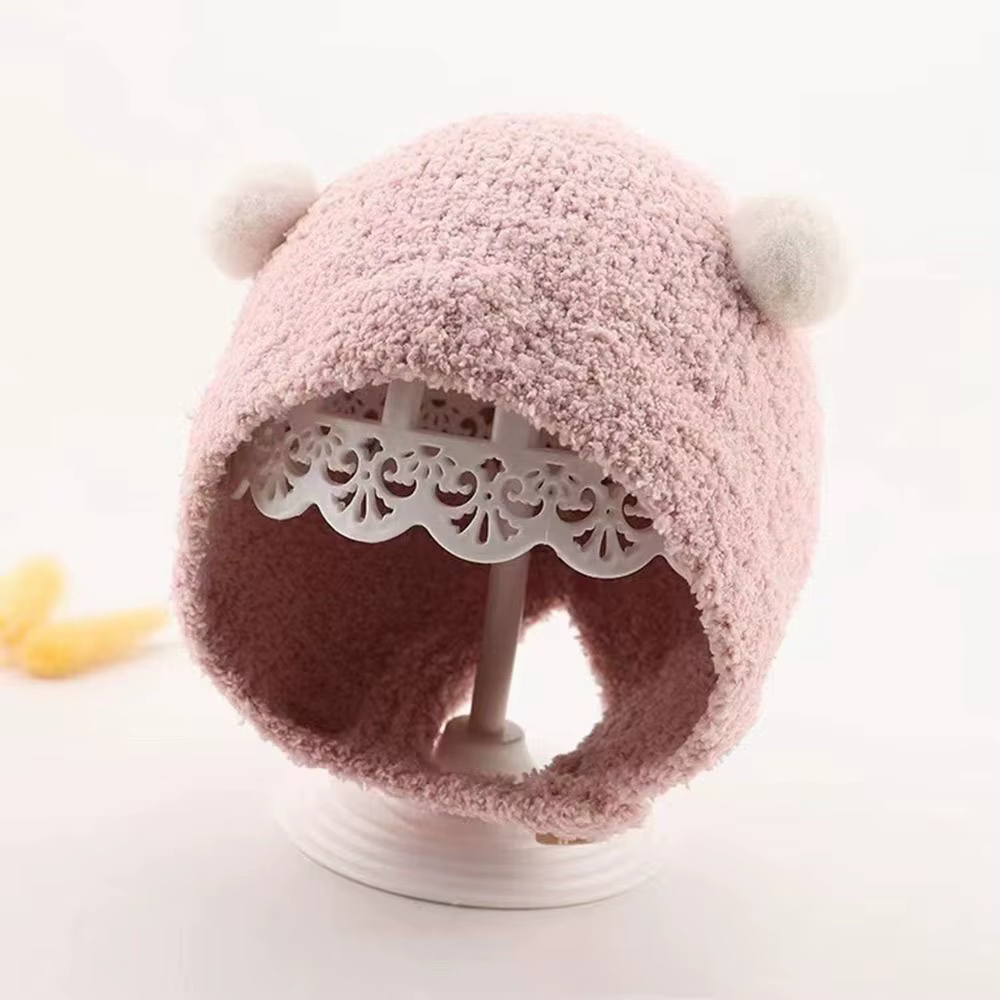 Vista frontal del gorro infantil