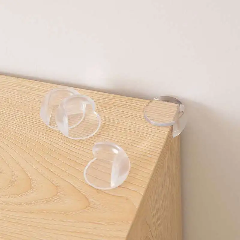 Protector de esquinas anticolisión de silicona transparente para bebé - imagen 2