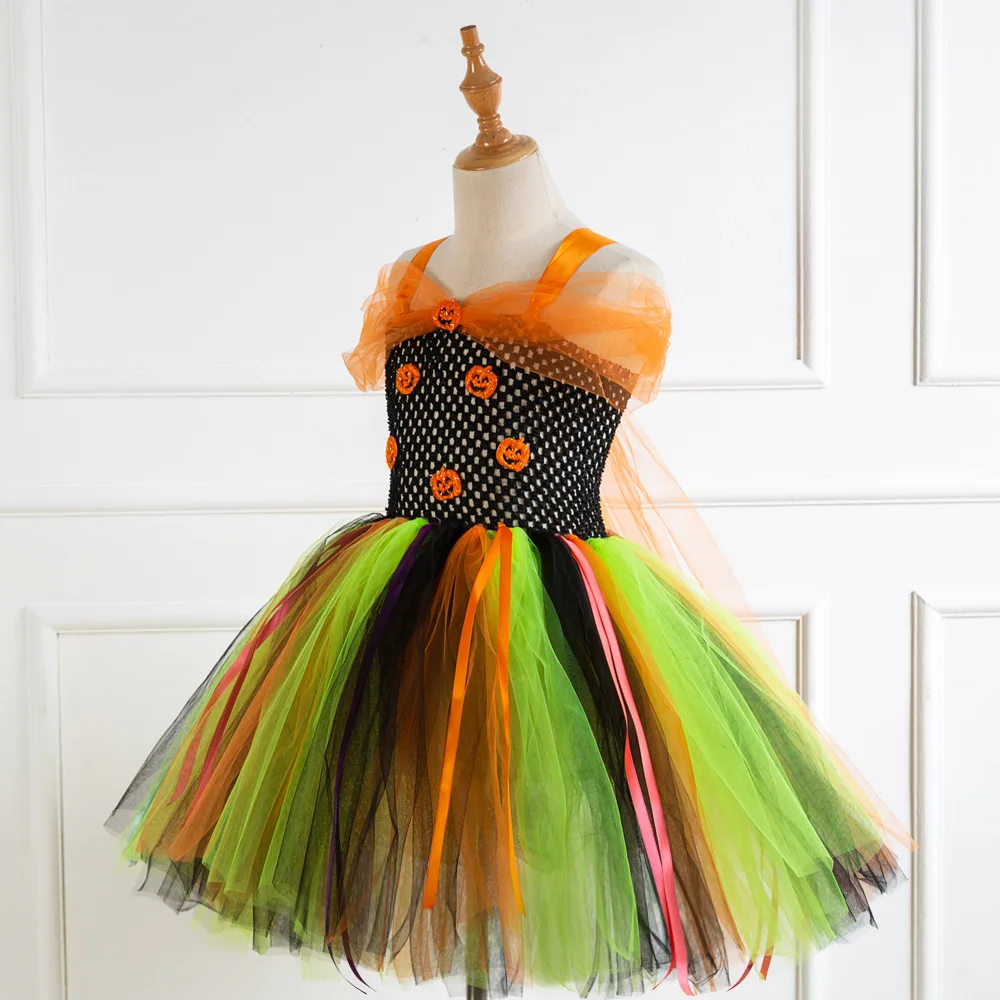 Vestido de fiesta princesa malla para bebé – lujo escolar - imagen 3