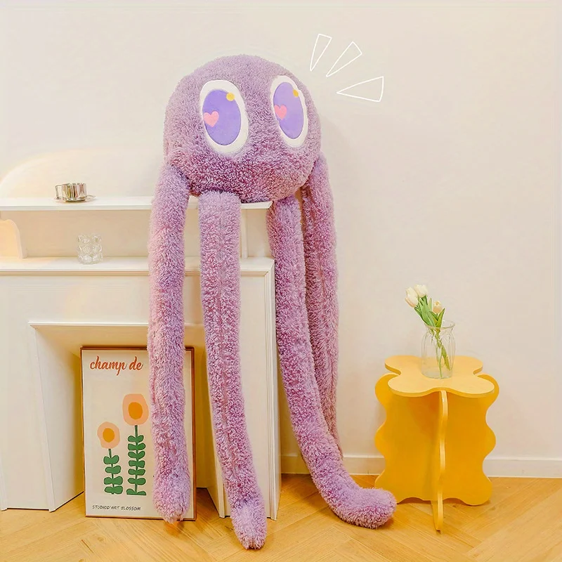 Peluche de pulpo suave y realista, juguete y decoración - imagen 2
