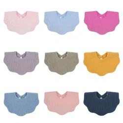 Baberos bebé recién nacido tipo bandana de saliva color sólido