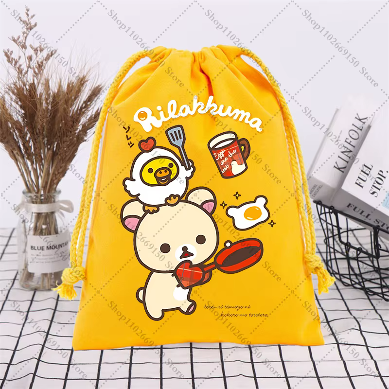 Bolsa de almacenamiento con estampado anime