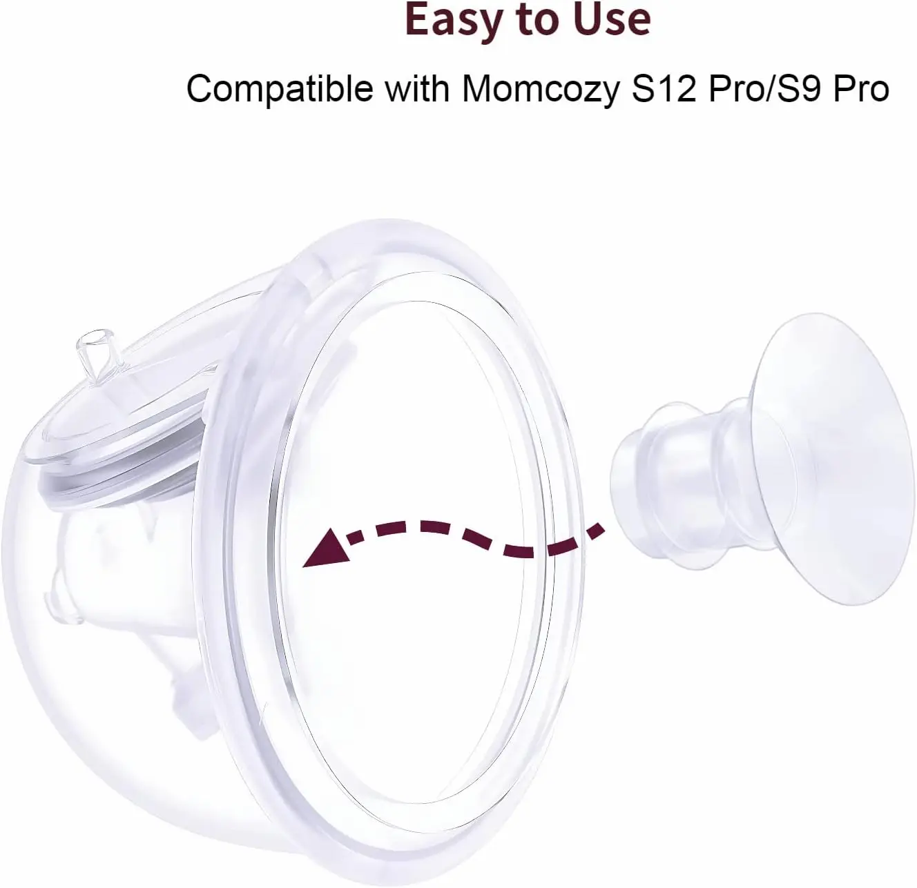 Insertos de brida para sacaleches compatibles Medela Momcozy Spectra - imagen 5