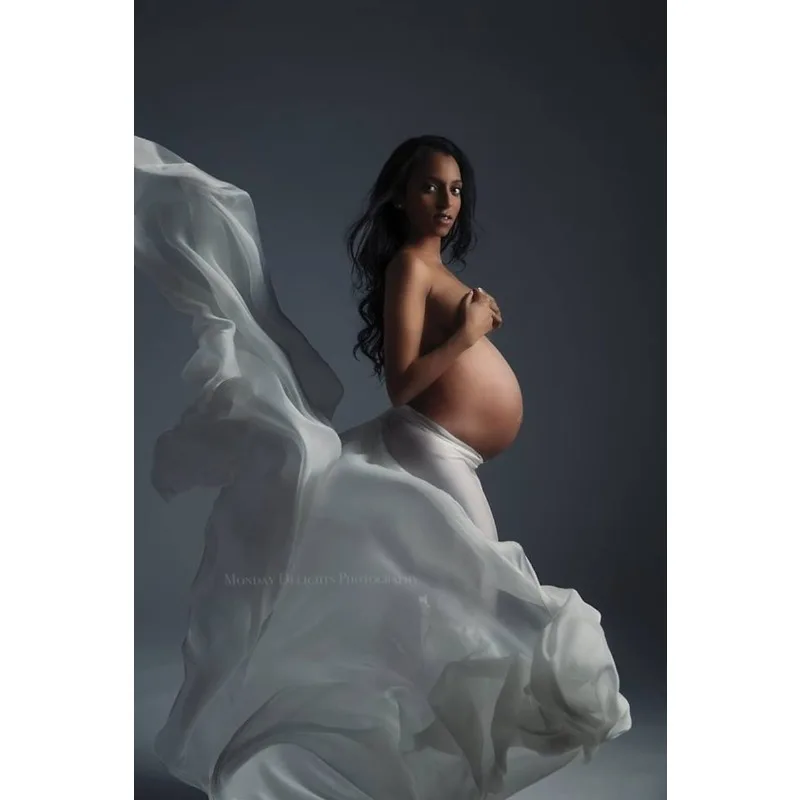 Tela gasa mate transparente para vestidos de maternidad y eventos - imagen 5