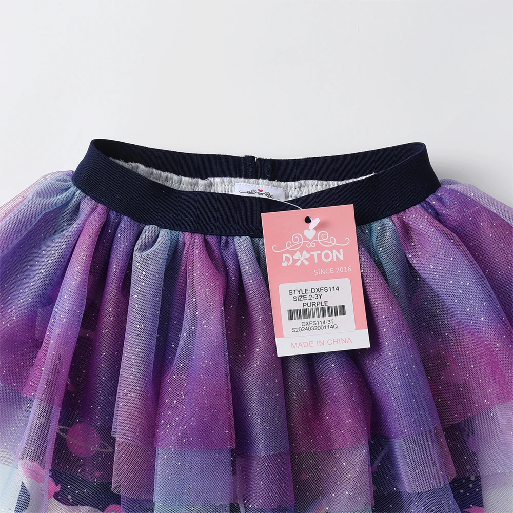 DXTON falda tutú con tul y leggings para niñas unicornio - imagen 2