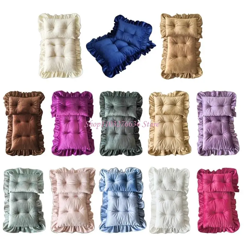 Set de colchón y almohada para sesión de fotos de bebé recién nacido
