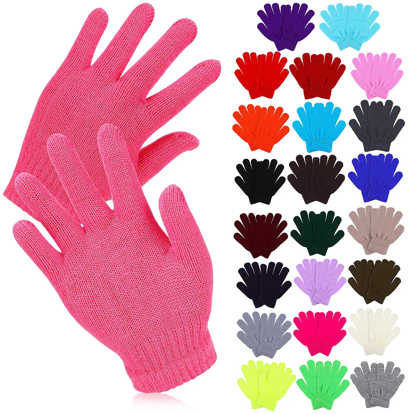 Guantes térmicos para niños en invierno – punto cálidos - imagen 3