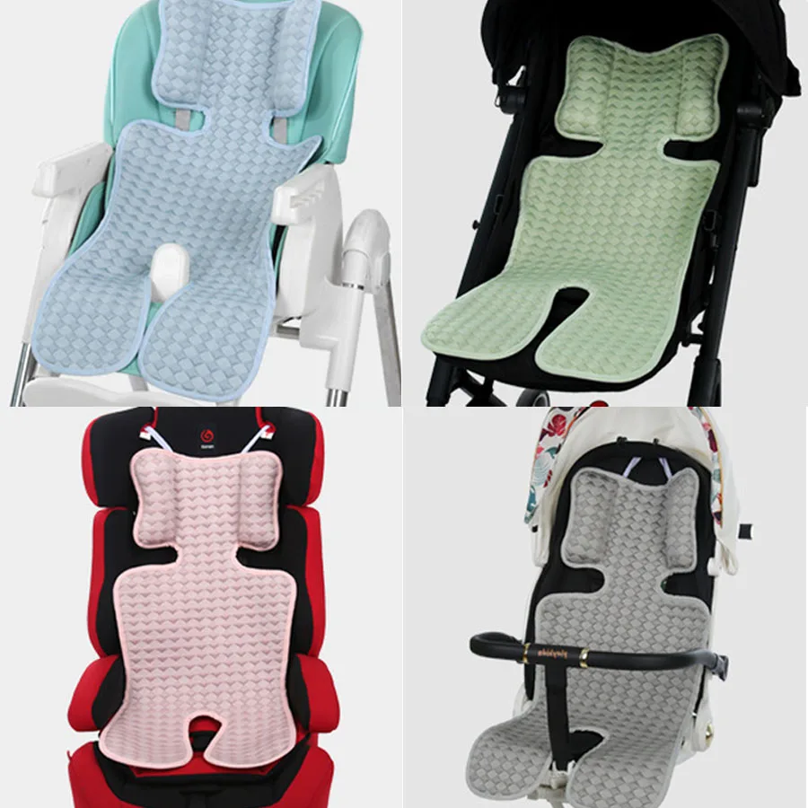 Colchoneta de algodón transpirable para cochecito, lavable y fresca - imagen 5