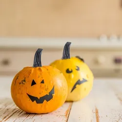 Accesorios tallos de calabaza para decoración Halloween y otoño