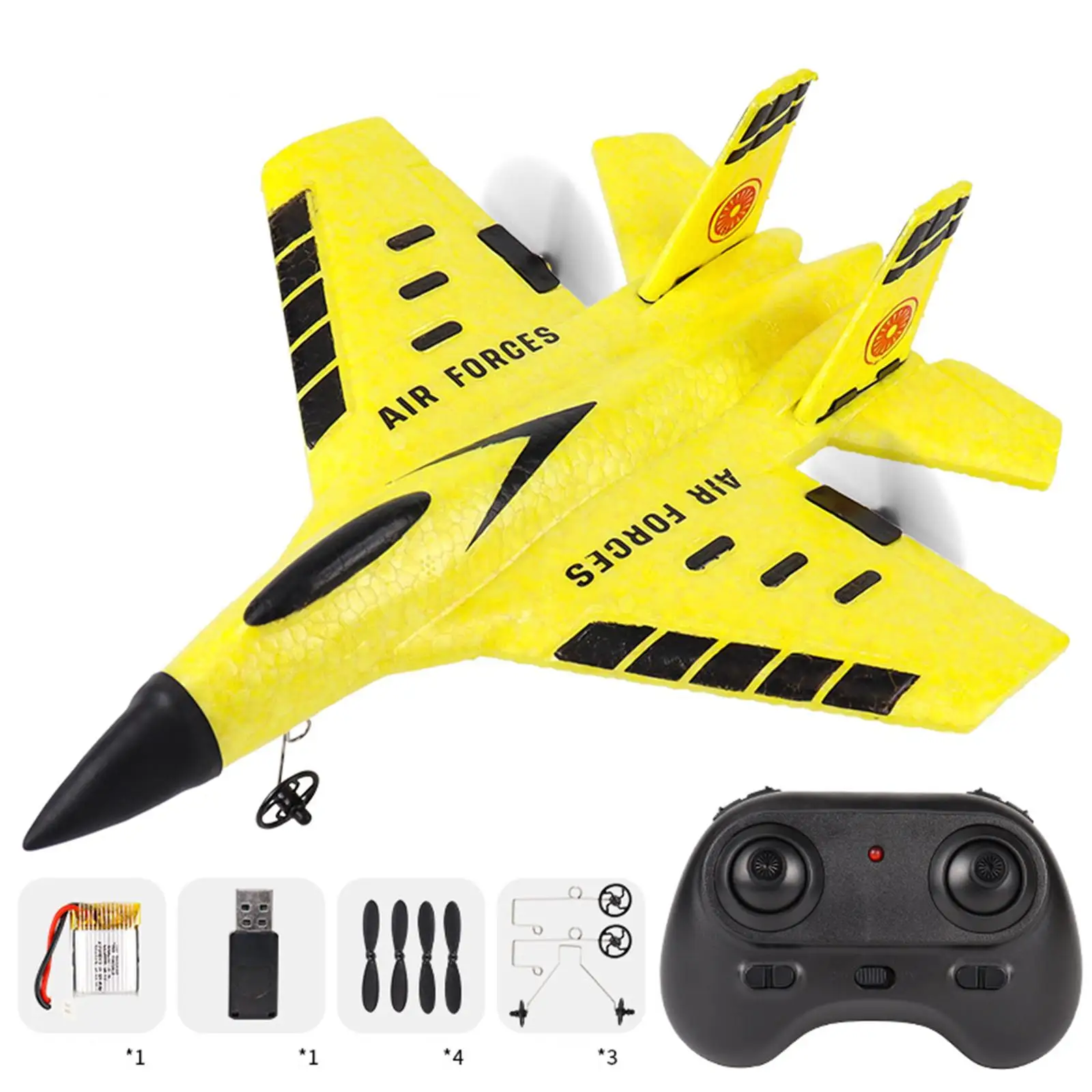 Avión RC portátil para exterior, juguete teledirigido infantil - imagen 5