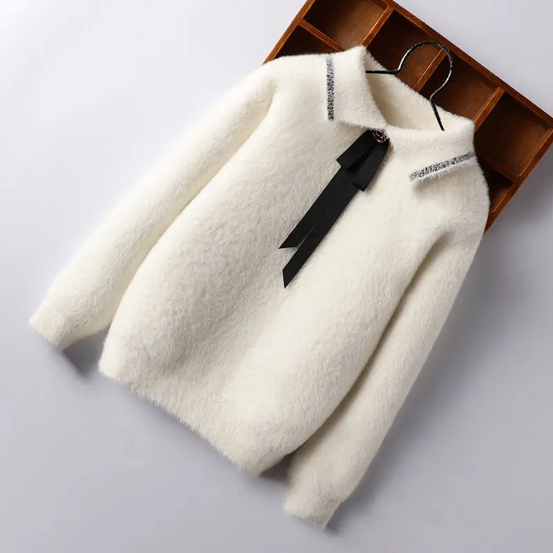 Cárdigan de algodón con solapa para niño – Cálido para otoño e invierno - imagen 4