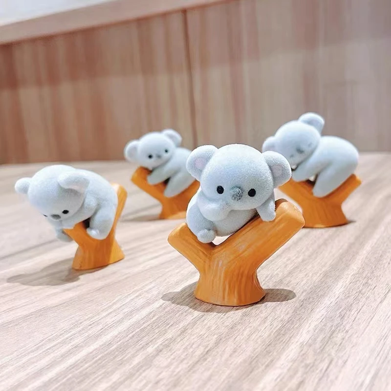 Peluche koala gris de cápsula Yell, patas cruzadas sentado tierno - imagen 3
