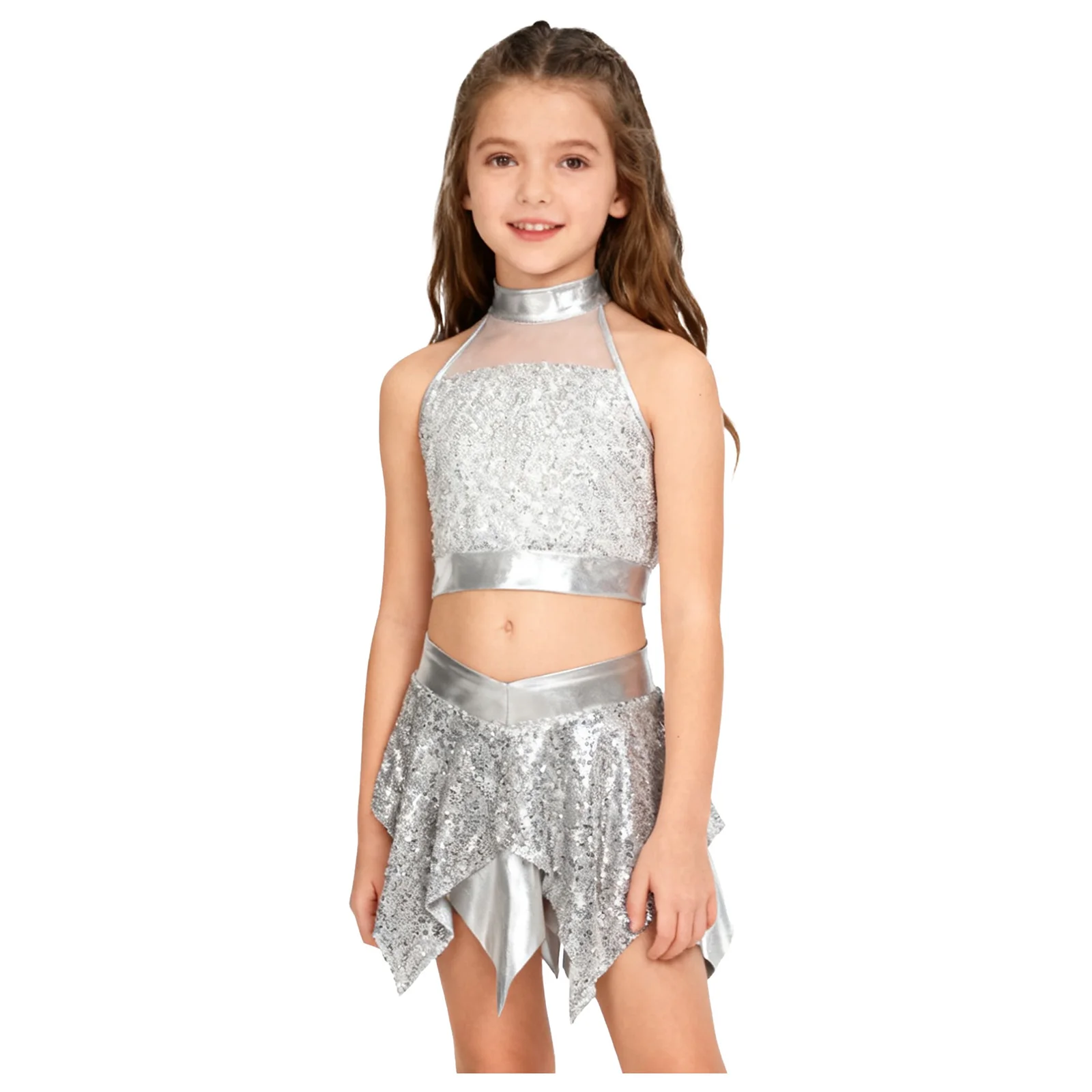 Falda asimétrica para coreografías