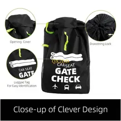 Bolsa organizadora de viaje en tela Oxford para cochecito bebé