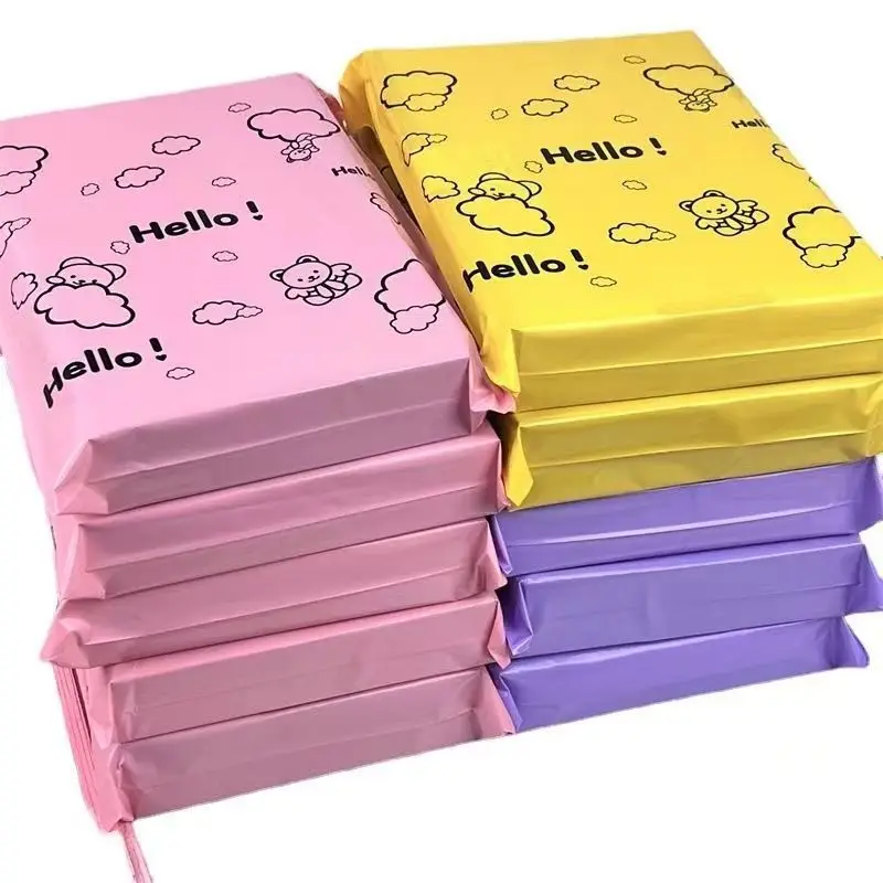 Bolsa de correo autoadhesiva impermeable de plástico para envíos - imagen 3
