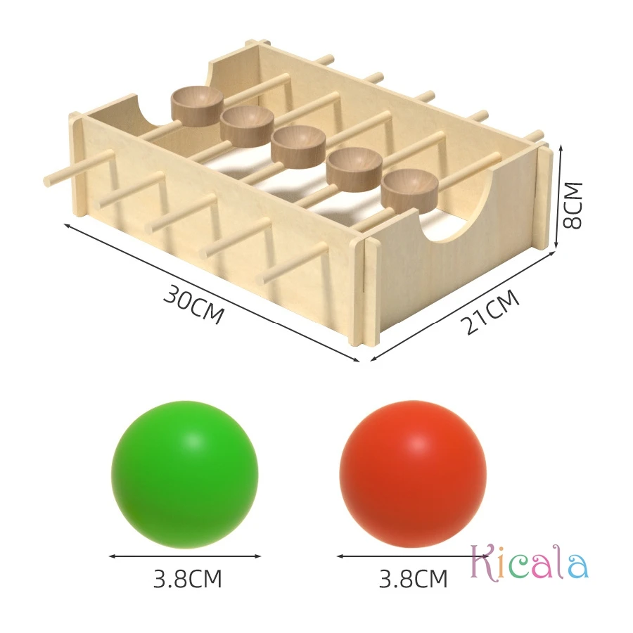 Juego de equilibrio en madera giratoria para niños, regalo Navidad - imagen 4