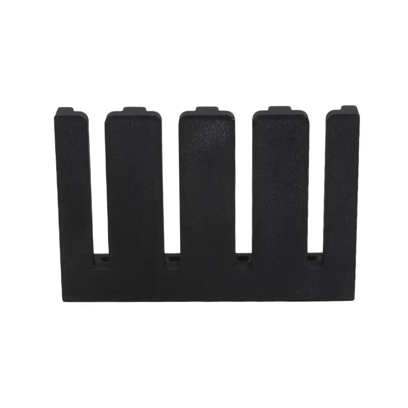 Soporte para abrazaderas de pared negro de alta durabilidad - imagen 4