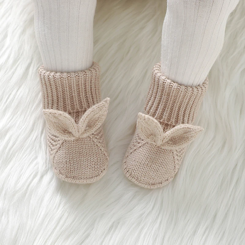 Zapatos de bebé con orejas de conejo, suela suave antideslizante - imagen 5
