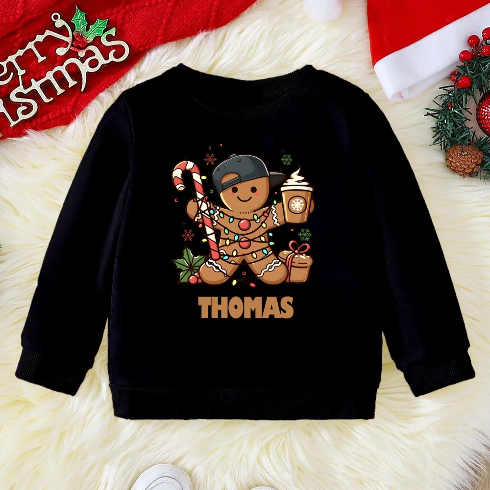 Sudadera con capucha personalizada de Navidad para niños – Reno - imagen 3