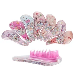 Peine antinudo infantil con cuentas decorativas para el pelo