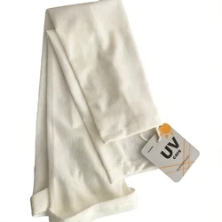 Mangas UV de seda helada para protección solar, frescas