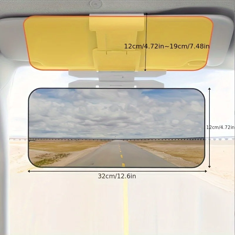 Pantalla solar coche Autozonnescherm día y noche antideslumbrante - imagen 3
