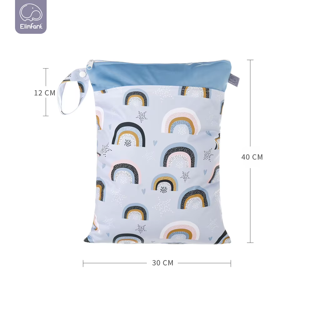 Bolsa húmeda impermeable Elinfant – Gran capacidad para pañales