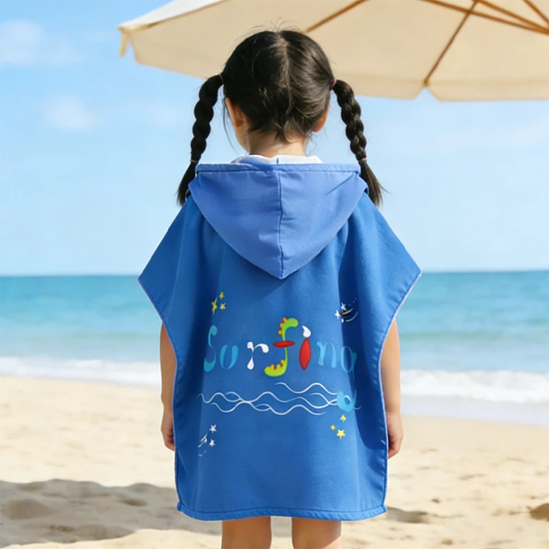 Albornoces verano bebés niños secado rápido portátil para viaje playa - imagen 4