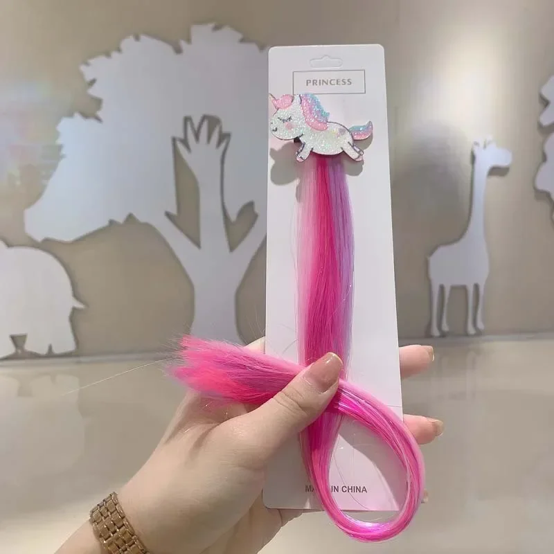 Peluca unicornio para niña - Accesorio de pelo infantilMagic Style - imagen 2