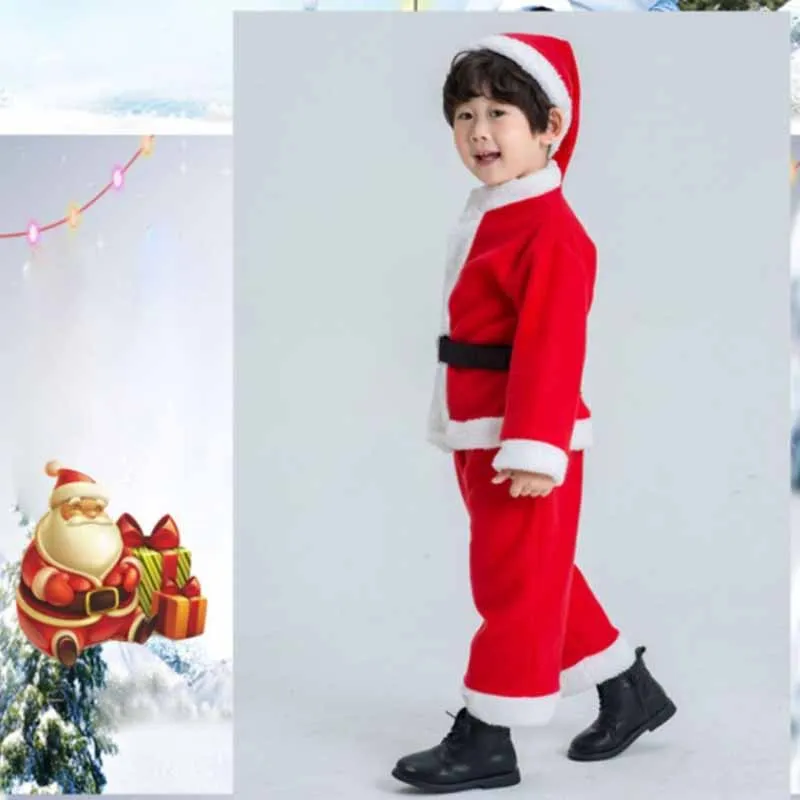 Ropa navideña cálida para niños: traje y conjunto de invierno - imagen 5