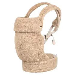 Portabebés ergonómico de felpa frontal para invierno térmico antifrío