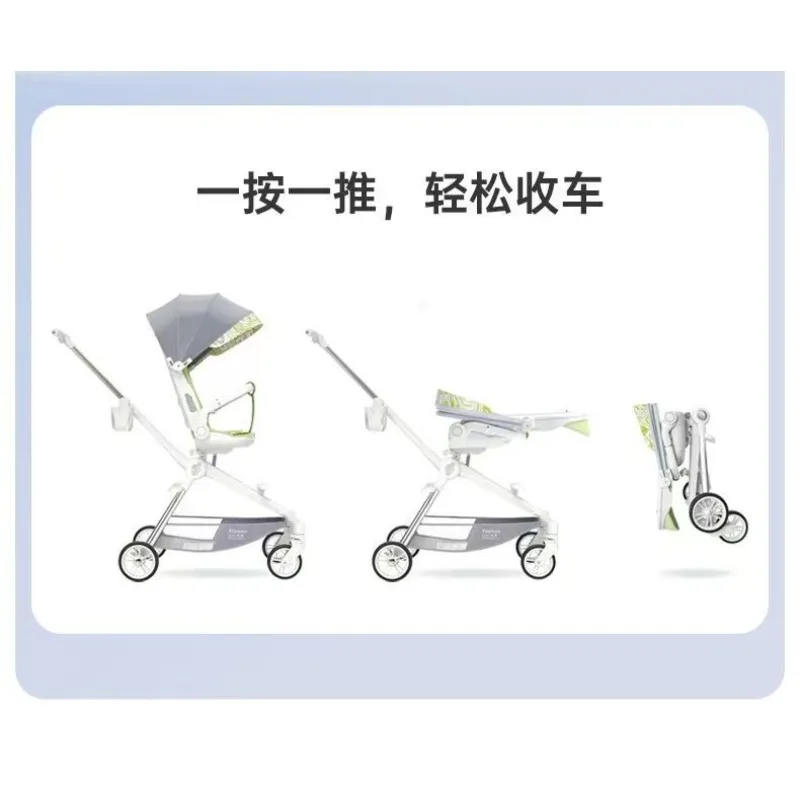 Carrito de bebé ligero con asiento reversible y tumbado compacto - imagen 5