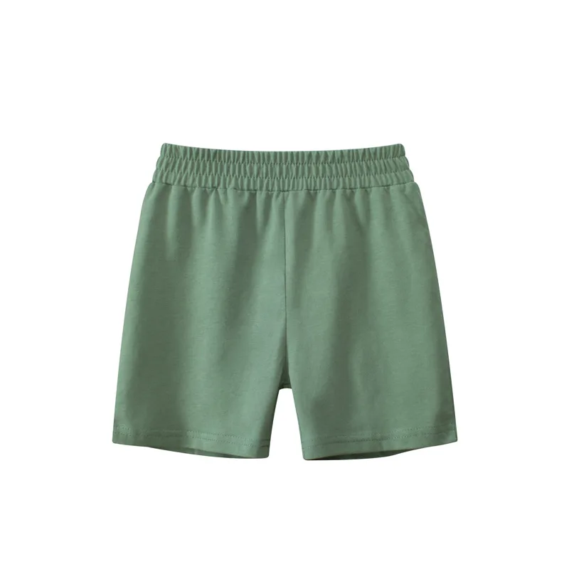 Pantalones cortos de verano de algodón para niños – Colores lisos - imagen 5