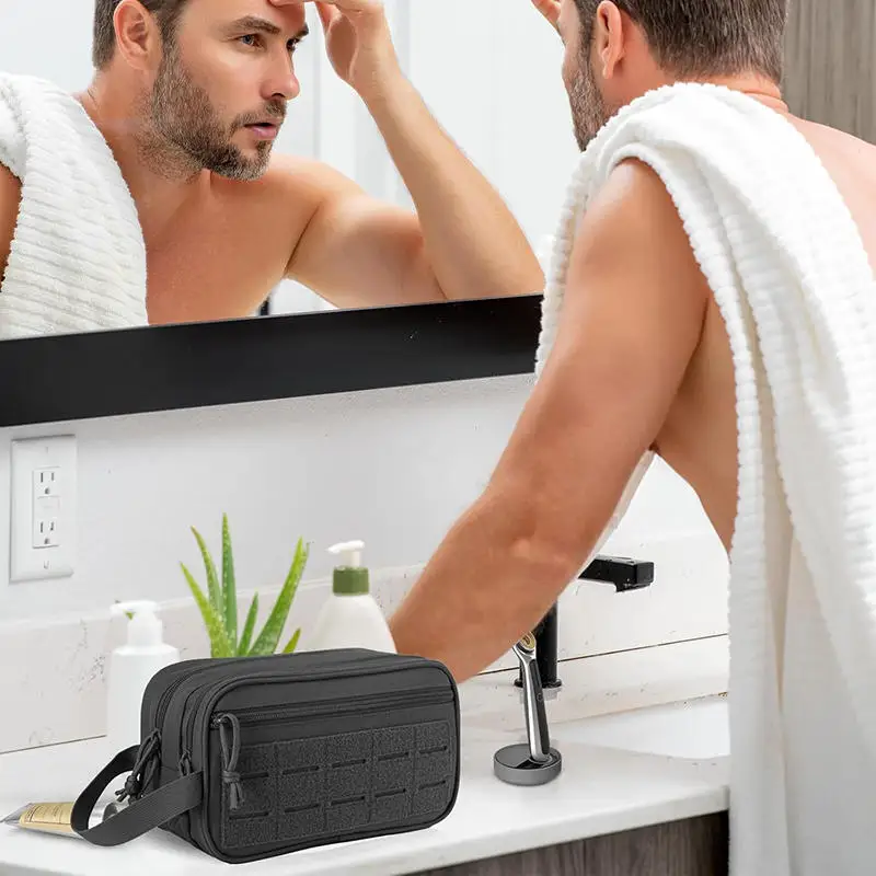 Bolsa de aseo para viaje unisex en exteriores con bolsillos - imagen 5