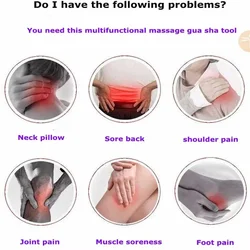 Herramienta de masaje de madera para gua sha y puntos gatillo cuerpo